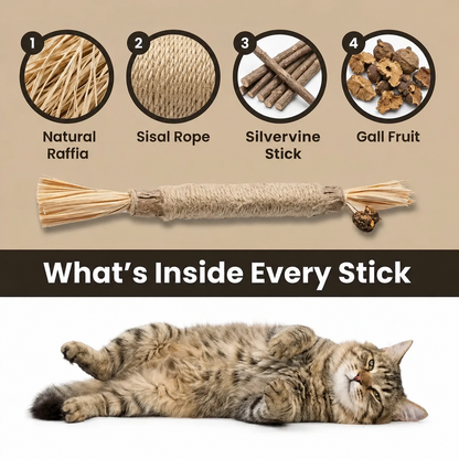TryPurr Natural Silvervine Dental Sticks